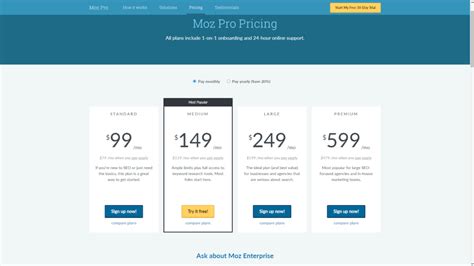 Discover Moz Pro & Moz Local pricing and what's in them.
